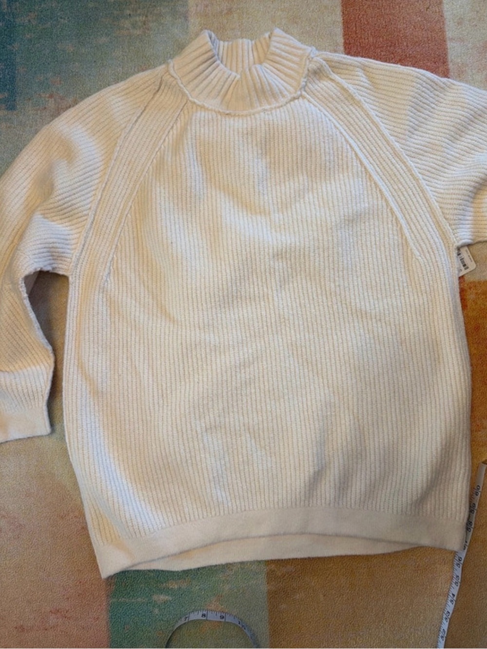 Free People Sun Beam Sweater Medium cozy coconut milk nwt